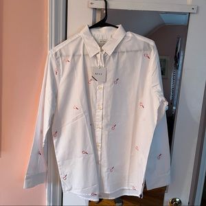 Kule O Boy Embroidered Button Down